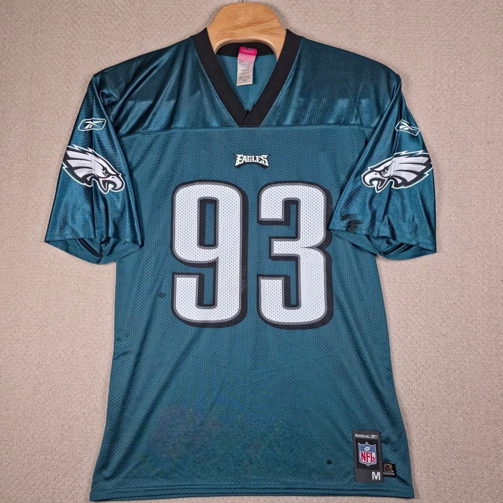 NFL Philadelphia Eagles Jevon Kearse #93 Players Edition Jersey‎ Medium Mens VTG - Picture 2 of 12